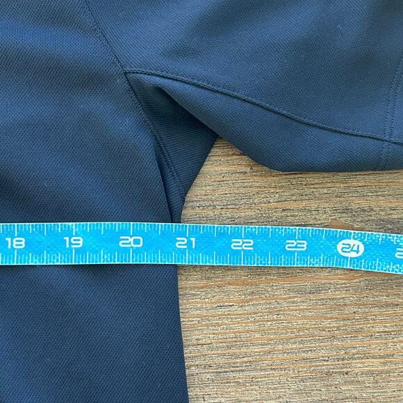 Chicago Bears Nike Sideline Performance Polo Shirt Dri Fit Navy Blue - Picture 12 of 13